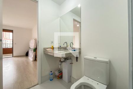 Banheiro de kitnet/studio à venda com 1 quarto, 34m² em Vila Mariana, São Paulo