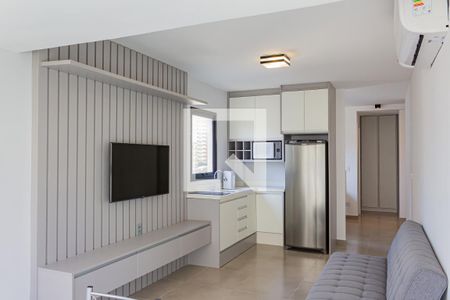 Sala/Cozinha de apartamento para alugar com 1 quarto, 38m² em Pompeia, São Paulo