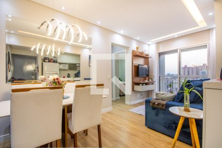 Sala de apartamento à venda com 2 quartos, 49m² em Jaguaribe, Osasco
