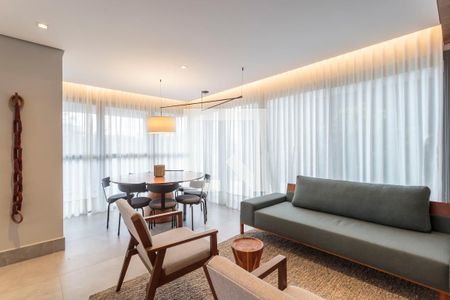 Área gourmet de apartamento para alugar com 1 quarto, 53m² em Indianópolis, São Paulo