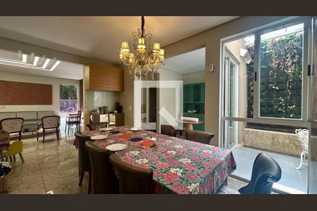 Sala de jantar de casa à venda com 3 quartos, 287m² em Serra, Belo Horizonte