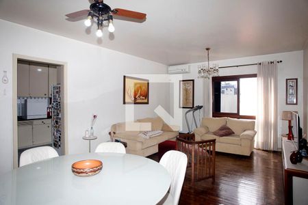 Sala de apartamento à venda com 3 quartos, 116m² em Petrópolis, Porto Alegre