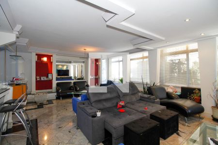 Sala de Estar de apartamento à venda com 2 quartos, 188m² em Pinheiros, São Paulo