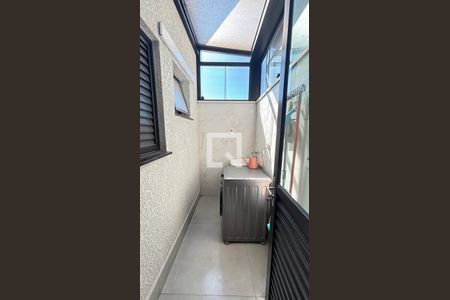 Área de Serviço de apartamento à venda com 3 quartos, 74m² em Jardim, Santo André