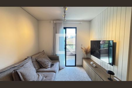 Sala de apartamento à venda com 3 quartos, 74m² em Jardim, Santo André