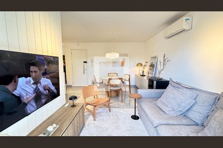 Sala de apartamento à venda com 3 quartos, 74m² em Jardim, Santo André