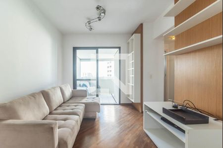 Sala de apartamento para alugar com 2 quartos, 48m² em Cidade Monções, São Paulo