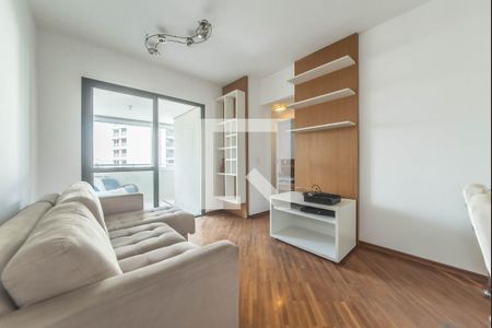 Sala de apartamento para alugar com 2 quartos, 48m² em Cidade Monções, São Paulo