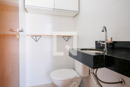 Lavabo Sala de apartamento para alugar com 2 quartos, 80m² em Campestre, São Caetano do Sul