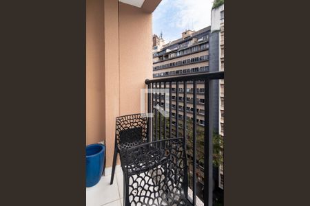 Varanda - Sala de apartamento para alugar com 2 quartos, 37m² em Consolação, São Paulo
