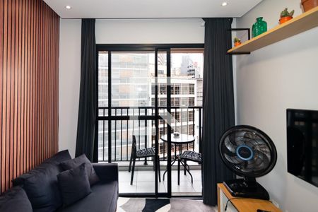 Sala de apartamento para alugar com 2 quartos, 37m² em Consolação, São Paulo