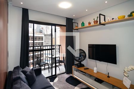 Sala de apartamento para alugar com 2 quartos, 37m² em Consolação, São Paulo