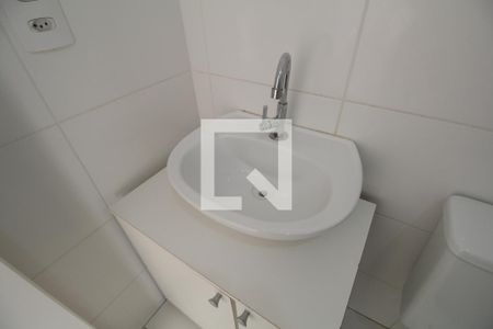 Banheiro Suíte  de apartamento para alugar com 1 quarto, 27m² em Vila Nova das Belezas, São Paulo