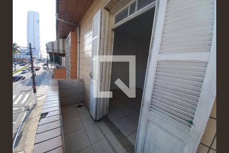 Varanda da Sala de apartamento para alugar com 2 quartos, 81m² em Centro, São Vicente