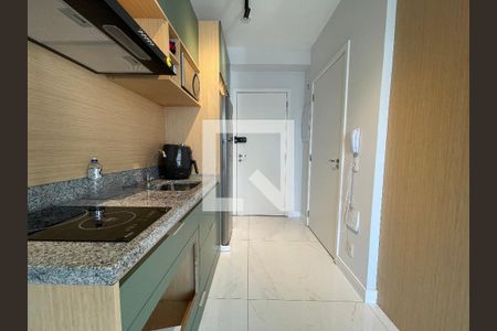 Cozinha de apartamento para alugar com 1 quarto, 24m² em Butantã, São Paulo