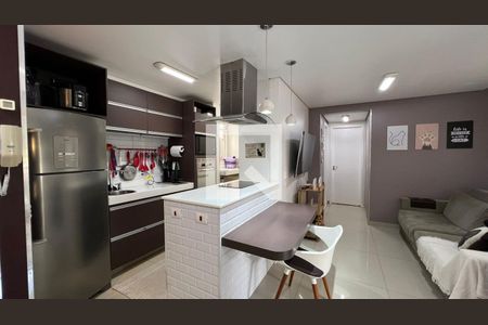 Sala/Cozinha de apartamento à venda com 1 quarto, 64m² em Aeroporto, Belo Horizonte