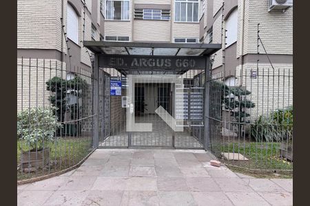 Fachada + Placa de apartamento para alugar com 2 quartos, 72m² em São José, São Leopoldo