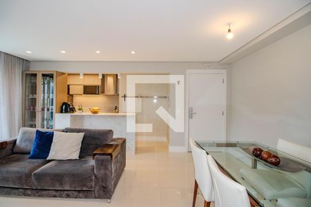 Sala de apartamento à venda com 1 quarto, 74m² em Petrópolis, Porto Alegre