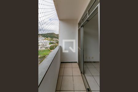 Varanda da Sala de apartamento para alugar com 3 quartos, 90m² em Estoril, Belo Horizonte