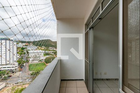 Varanda da Sala de apartamento para alugar com 3 quartos, 90m² em Estoril, Belo Horizonte