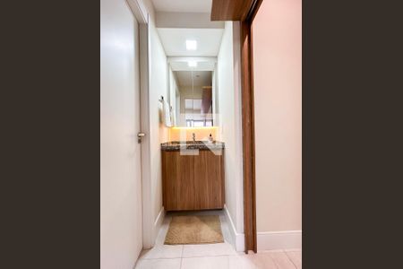 Banheiro da Suíte de apartamento à venda com 2 quartos, 52m² em Santo Amaro, São Paulo