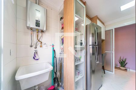 Área de Serviço de apartamento à venda com 2 quartos, 67m² em Vila Boa Vista, Santo André