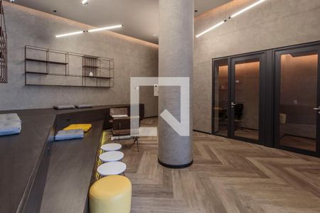 Área comum de kitnet/studio para alugar com 1 quarto, 34m² em Itaim Bibi, São Paulo