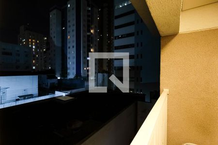 Varanda vista de kitnet/studio à venda com 1 quarto, 27m² em Brooklin, São Paulo