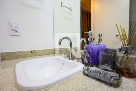 Banheiro de kitnet/studio à venda com 1 quarto, 27m² em Brooklin, São Paulo