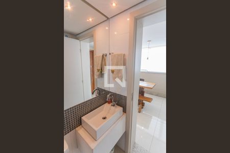 Lavabo do Espaço Gourmet de apartamento à venda com 5 quartos, 300m² em Santa Tereza, Belo Horizonte