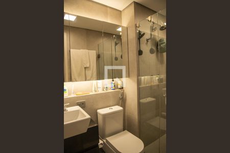 Banheiro de kitnet/studio à venda com 1 quarto, 37m² em Campo Belo, São Paulo