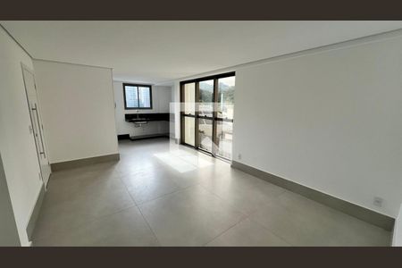 Sala de apartamento à venda com 3 quartos, 88m² em Serra, Belo Horizonte