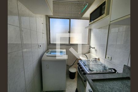 Cozinha e Área de Serviço de apartamento para alugar com 1 quarto, 37m² em Indianópolis, São Paulo