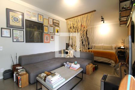 Sala/Cozinha de apartamento à venda com 1 quarto, 40m² em Vila Olímpia, São Paulo