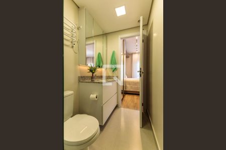 Banheiro de kitnet/studio à venda com 1 quarto, 29m² em Moinhos de Vento, Porto Alegre