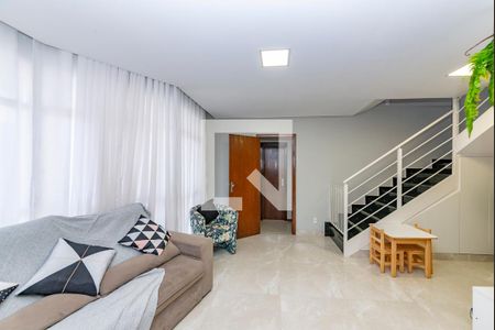 Sala 1 de apartamento à venda com 3 quartos, 170m² em Padre Eustáquio, Belo Horizonte