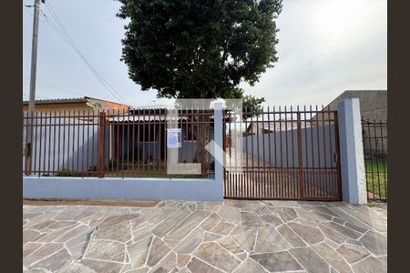 Fachada e placa de casa à venda com 3 quartos, 75m² em Campina, São Leopoldo
