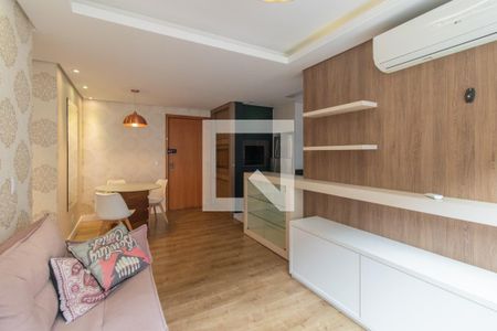 Sala de apartamento à venda com 2 quartos, 56m² em Menino Deus, Porto Alegre
