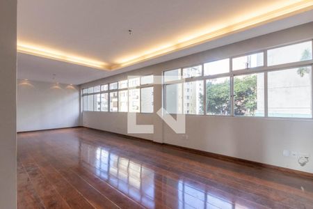 Sala de apartamento à venda com 4 quartos, 175m² em Lourdes, Belo Horizonte