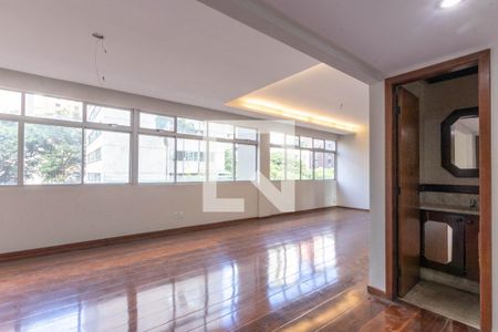 Sala de apartamento à venda com 4 quartos, 175m² em Lourdes, Belo Horizonte