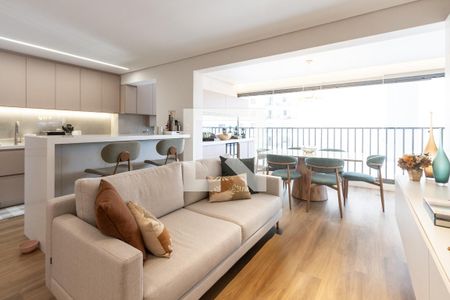 Sala de apartamento à venda com 2 quartos, 79m² em Perdizes, São Paulo