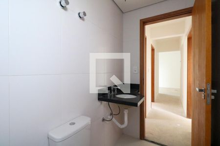 Banheiro Social de apartamento à venda com 3 quartos, 84m² em Santa Paula, São Caetano do Sul