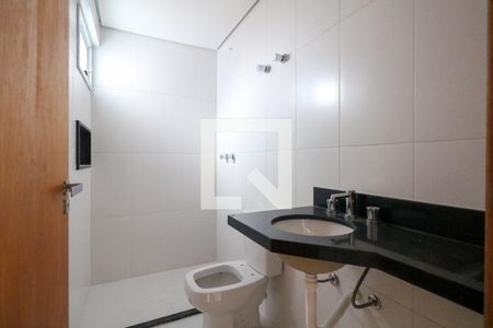 Banheiro Social de apartamento à venda com 3 quartos, 84m² em Santa Paula, São Caetano do Sul