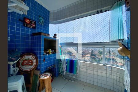 Sacada de apartamento para alugar com 1 quarto, 48m² em Maracanã, Praia Grande
