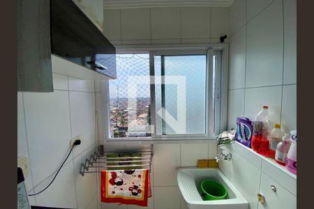 Área de Serviço de apartamento para alugar com 1 quarto, 48m² em Maracanã, Praia Grande