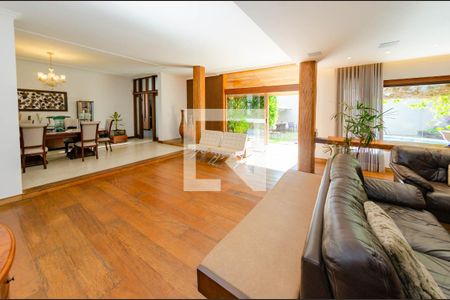 Sala de casa à venda com 5 quartos, 444m² em Belvedere, Belo Horizonte