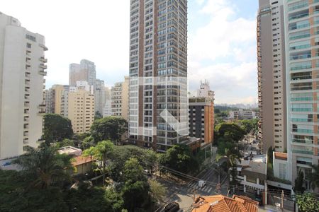 Vista de kitnet/studio à venda com 1 quarto, 21m² em Indianópolis, São Paulo