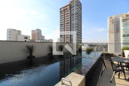 Área Comum - Piscina de kitnet/studio à venda com 1 quarto, 21m² em Indianópolis, São Paulo