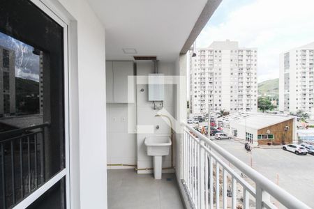 Varanda de apartamento para alugar com 2 quartos, 46m² em Luz, Nova Iguaçu