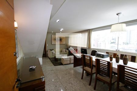 Sala de apartamento à venda com 4 quartos, 170m² em Gutierrez, Belo Horizonte